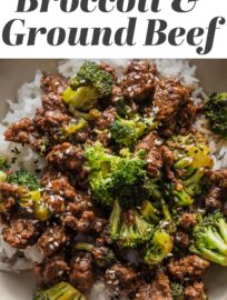 Super quick, super easy, and packed full of flavor, this Ground Beef and Broccoli recipe uses just one pan and can be on your table in 20 minutes. Serve over rice or noodles for a simple yet satisfying dinner.