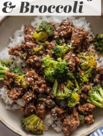 Super quick, super easy, and packed full of flavor, this Ground Beef and Broccoli recipe uses just one pan and can be on your table in 20 minutes. Serve over rice or noodles for a simple yet satisfying dinner.