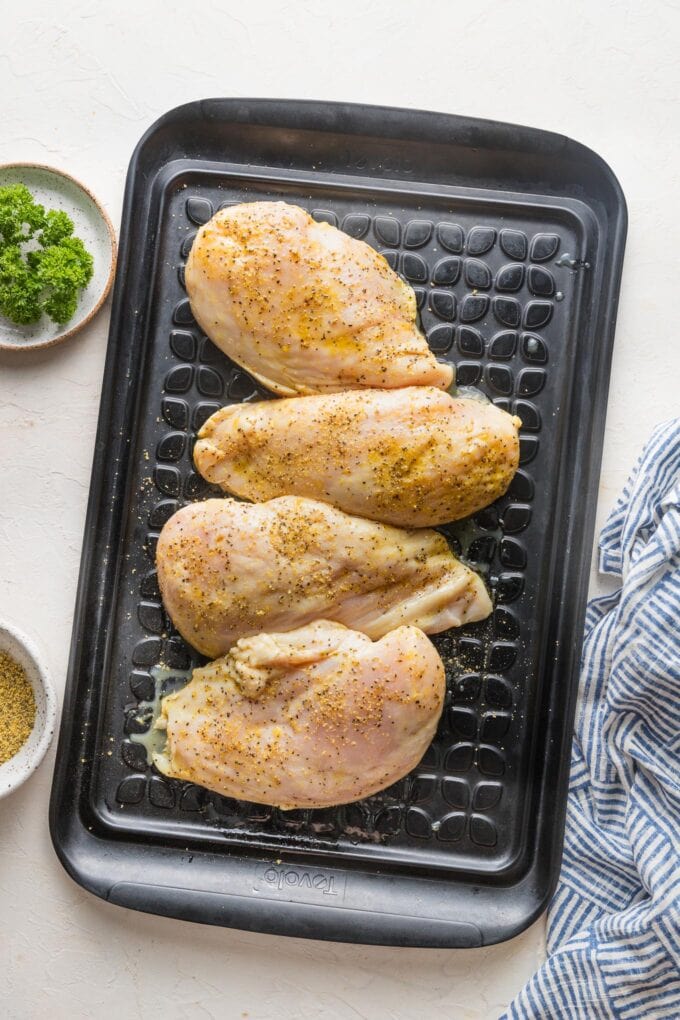 Grilled Lemon Pepper Chicken - Nourish and Fete