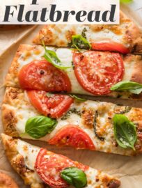 These Caprese Flatbreads are lightning fast yet extremely delicious, just the thing for an ultra-simple lunch or dinner. Use a flavorful crust, layer on the creamy mozzarella and juicy tomatoes, and go wild with the fresh basil on top--you can't go wrong!
