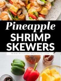 These Shrimp Pineapple Skewers are a straight shot of summer: vibrant, easy to make, and bursting with flavor from a silky honey garlic marinade. Toss these on the grill and serve over rice or a big salad for an easy, breezy al fresco meal.
