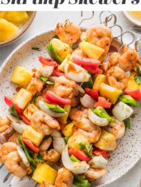 These Shrimp Pineapple Skewers are a straight shot of summer: vibrant, easy to make, and bursting with flavor from a silky honey garlic marinade. Toss these on the grill and serve over rice or a big salad for an easy, breezy al fresco meal.