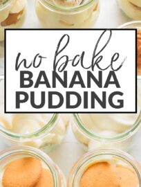 Extra creamy and dusted with a light sprinkle of cinnamon, this Banana Pudding is a favorite no-bake dessert. Vanilla wafers, thinly-sliced bananas, and creamy whipped pudding combine into a beautiful and delicious layered treat.