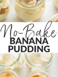 Extra creamy and dusted with a light sprinkle of cinnamon, this Banana Pudding is a favorite no-bake dessert. Vanilla wafers, thinly-sliced bananas, and creamy whipped pudding combine into a beautiful and delicious layered treat.