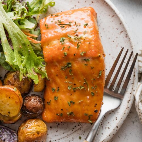 salmon with italian dressing and brown sugar Glazed style-number: 74YD58