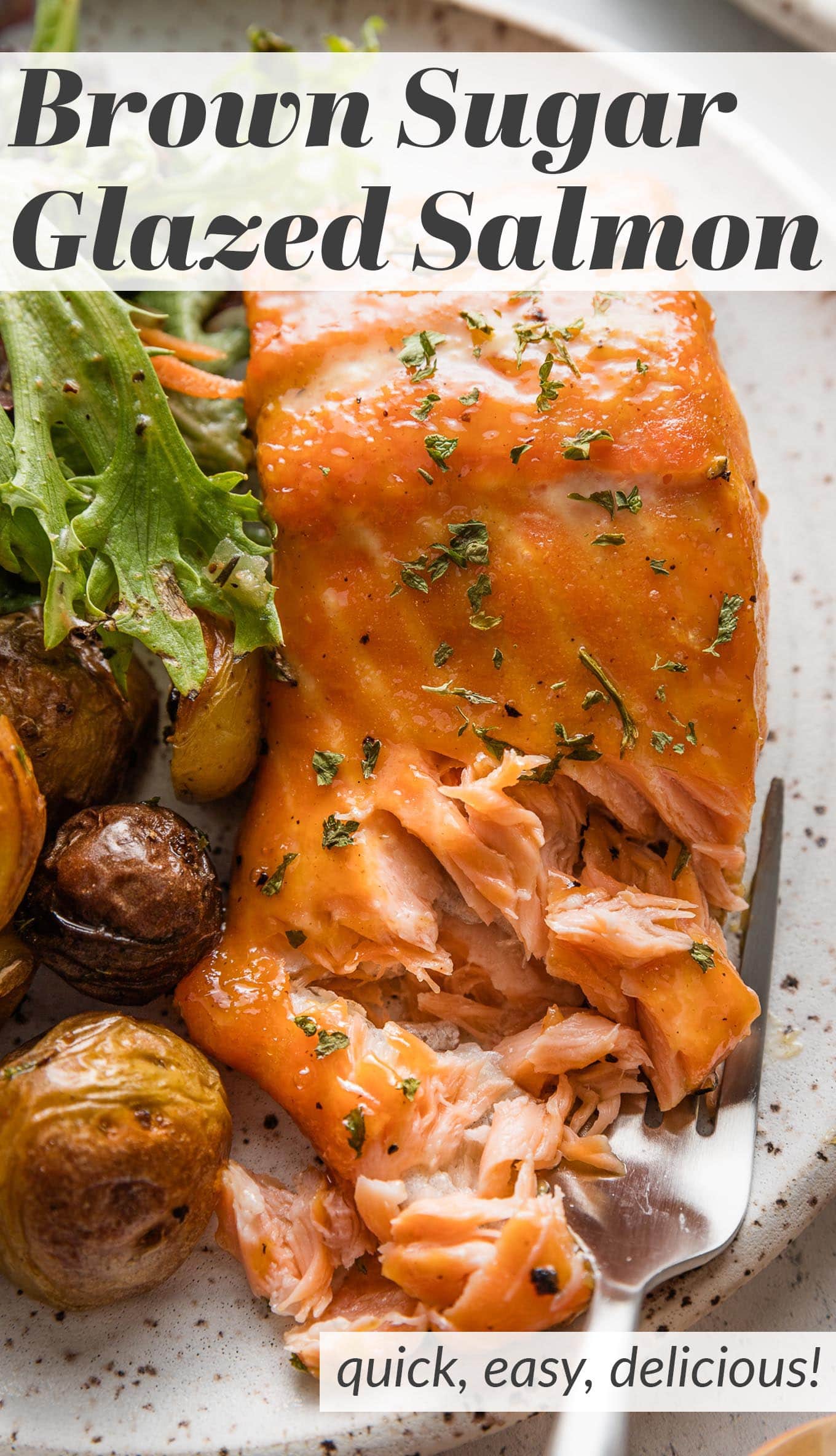 Brown Sugar Glazed Salmon - Nourish and Fete