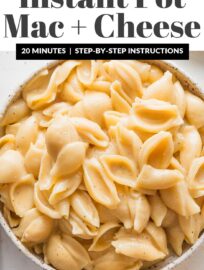 Super creamy, cheesy, and delicious, this Instant Pot Mac and Cheese is also supremely easy to make. Ready in less than 20 minutes and with minimal hassle, this is a tasty easy meal when you need it, or a terrific side to round out your next BBQ or holiday menu.