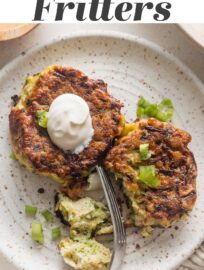 These homemade Zucchini Fritters have a mild flavor and pair delightfully tender interiors with crisp, golden edges -- perfect for dipping into your favorite sauce. Enjoy these for breakfast, lunch, dinner, or a veggie-packed snack.