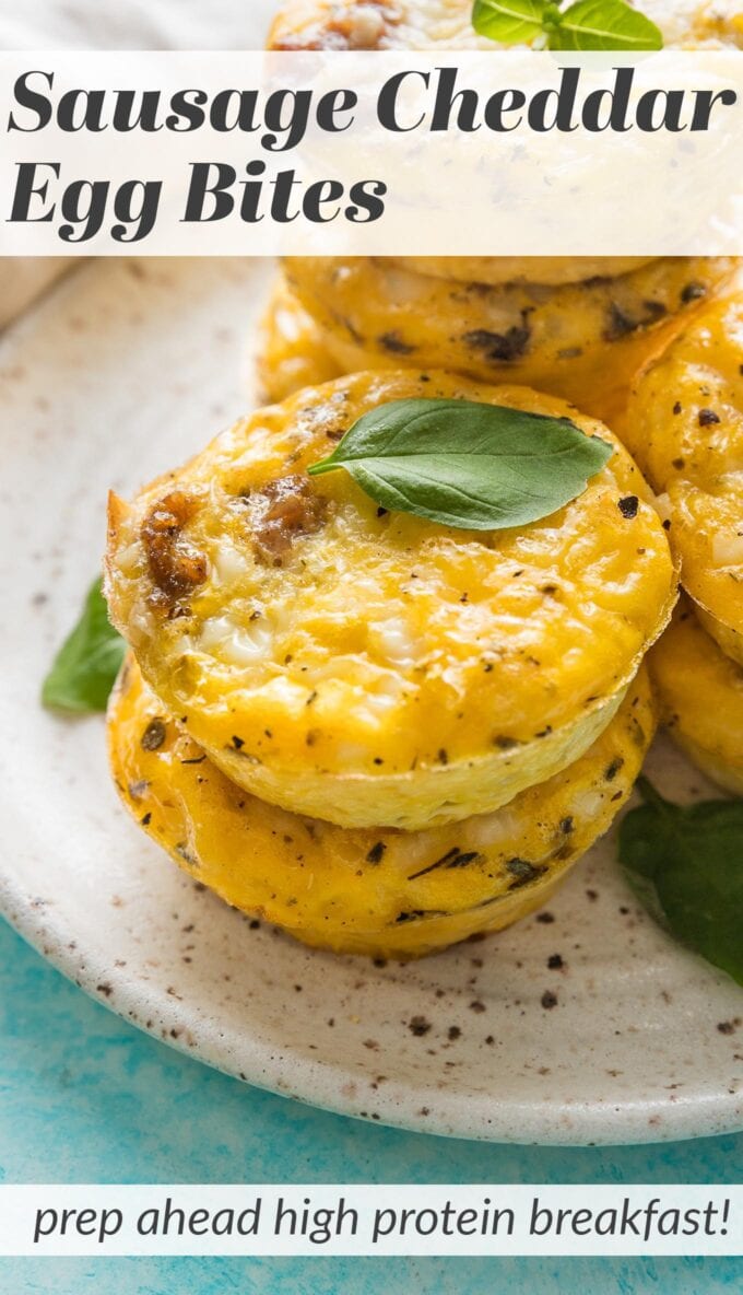 Whisk cottage cheese straight into these Sausage Cheddar Egg Bites for an extra satisfying breakfast you can prep ahead for the week. With a creamy texture, major flavor, and short ingredient list, this is a recipe you'll be happy to make again and again.