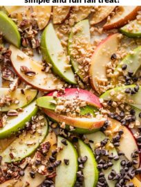 Whip up this platter of Caramel Apple Slices to enjoy all the fun of caramel apples -- and toppings! -- without the prep, mess, or heaviness. This is super quick and easy for an after-school treat or party snack to share.