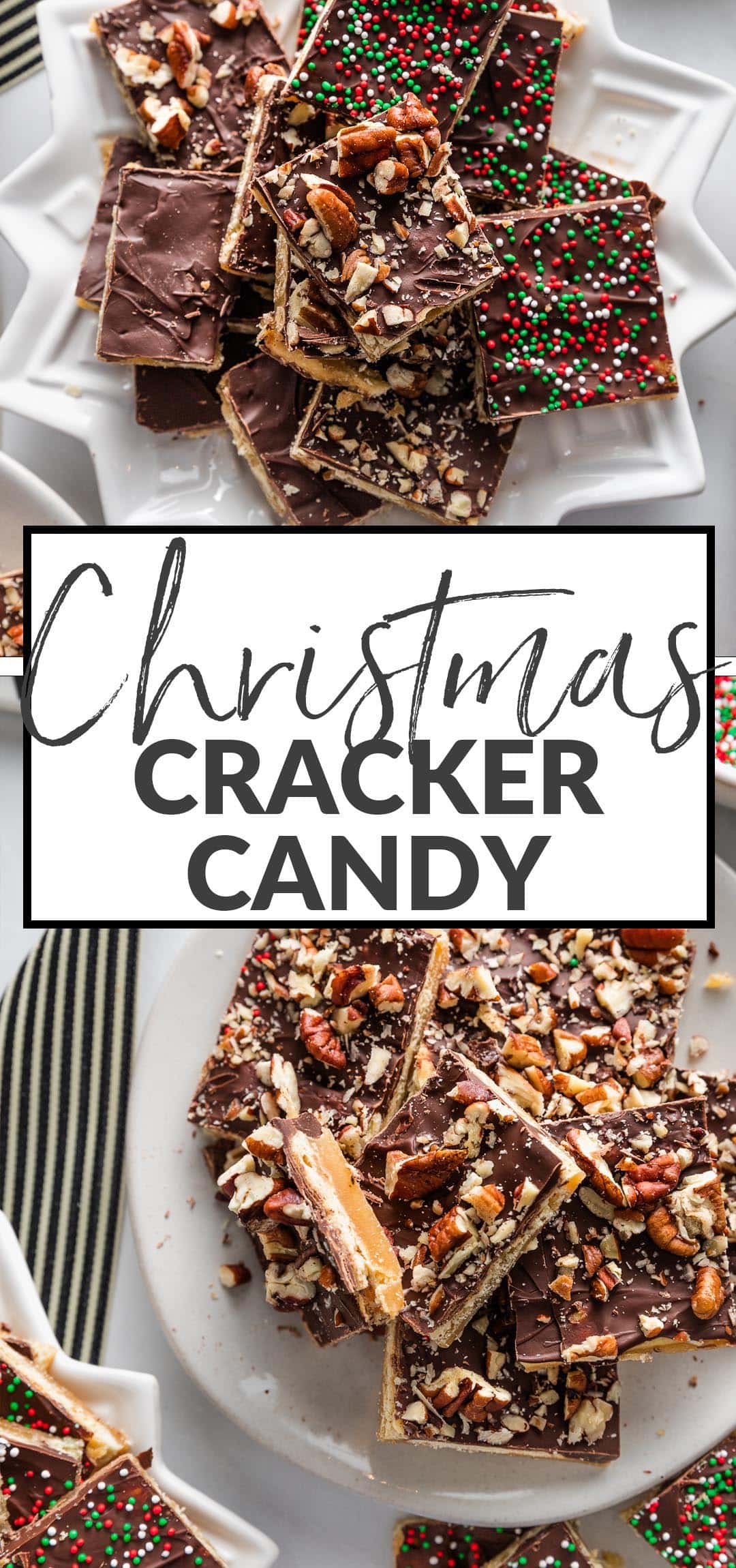 Christmas Cracker Candy (Easy and Irresistible!) - Nourish and Fete