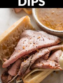 This super easy recipe for French Dips uses deli roast beef to get the classic sandwich and dipping sauce on the table in 25 minutes flat, and my family actually prefers the taste and texture!