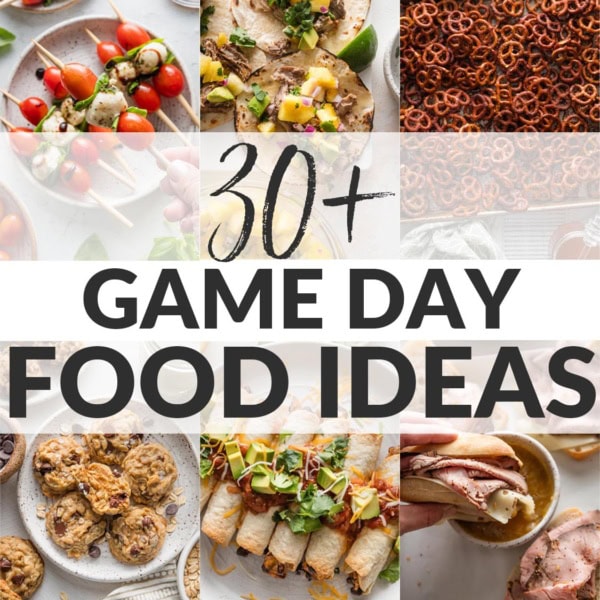 These easy, irresistible game day recipes are just the thing to enjoy while watching your favorite sports on TV, at a tailgate, or from the sidelines! Whether you're craving appetizers to have everyone licking their fingers, hearty main dishes, or fun and indulgent desserts to share, this collection of easy-to-make and crowd-pleasing game day eats has got you covered.