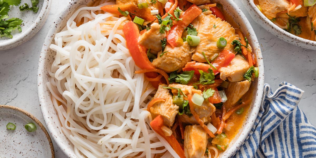 Thai-Inspired Red Chicken Curry (30 Minutes) - Nourish and Fete