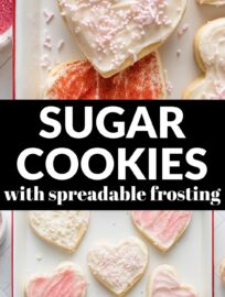 This is the recipe that changed my mind about traditional Cut Out Sugar Cookies forever -- they are easy to make, soft and tender, hold their shape beautifully, and most importantly, taste delicious. We love them best paired with a spreadable frosting that has the slightest tang and is equally easy to work with.