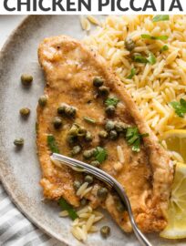 With bright lemon, rich butter, and perky capers, this quick and easy chicken piccata tastes dreamy but is super simple to make at home. Grab a skillet and plan on about 25 minutes from start to finish for this restaurant-worthy weeknight wonder.