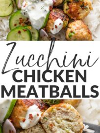 Light, juicy, and packed with flavor, these Chicken Zucchini Meatballs make an easy dinner or meal prep staple! Made with ground chicken, shredded zucchini, and simple seasonings, they turn out tender and golden every time. Great for kids and adults alike.