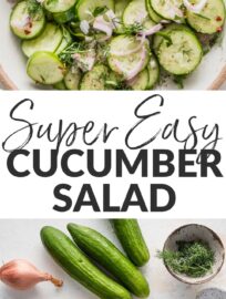 Cool, crisp, and flavorful, this chilled Cucumber Salad with Shallot and Dill is the kind of simple side dish you’ll crave all summer long. With just a handful of ingredients and no cooking required, it comes together fast and pairs beautifully with everything from grilled meats to sandwiches.