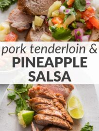 Slather lean pork tenderloin with a quick blend of everyday spices for incredible flavor, grill or roast, then pair with a bright pineapple salsa for a dinner that feels fresh and satisfying. This is equally terrific for a quick weeknight meal or casually-elegant dinner with friends.