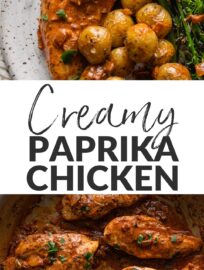 This 30-minute creamy paprika chicken skillet will wow thanks to a tangy sauce and tender bites of pan-seared chicken breast. Paprika is a classic and powerful spice that adds savory flair and is perfectly complemented by the zip of a little sour cream. Serve with baby potatoes and your favorite veggie or salad for a truly quick yet enticing meal.