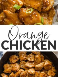 This Asian-inspired orange chicken recipe will have you serving dreamy bites of chicken that are tender inside, crisp on the edges, and coated in a bright homemade soy-citrus sauce. As an extra bonus, it's easier and quicker to make—about 25 minutes total—than many similar recipes, so you can count on it for a weeknight winner.